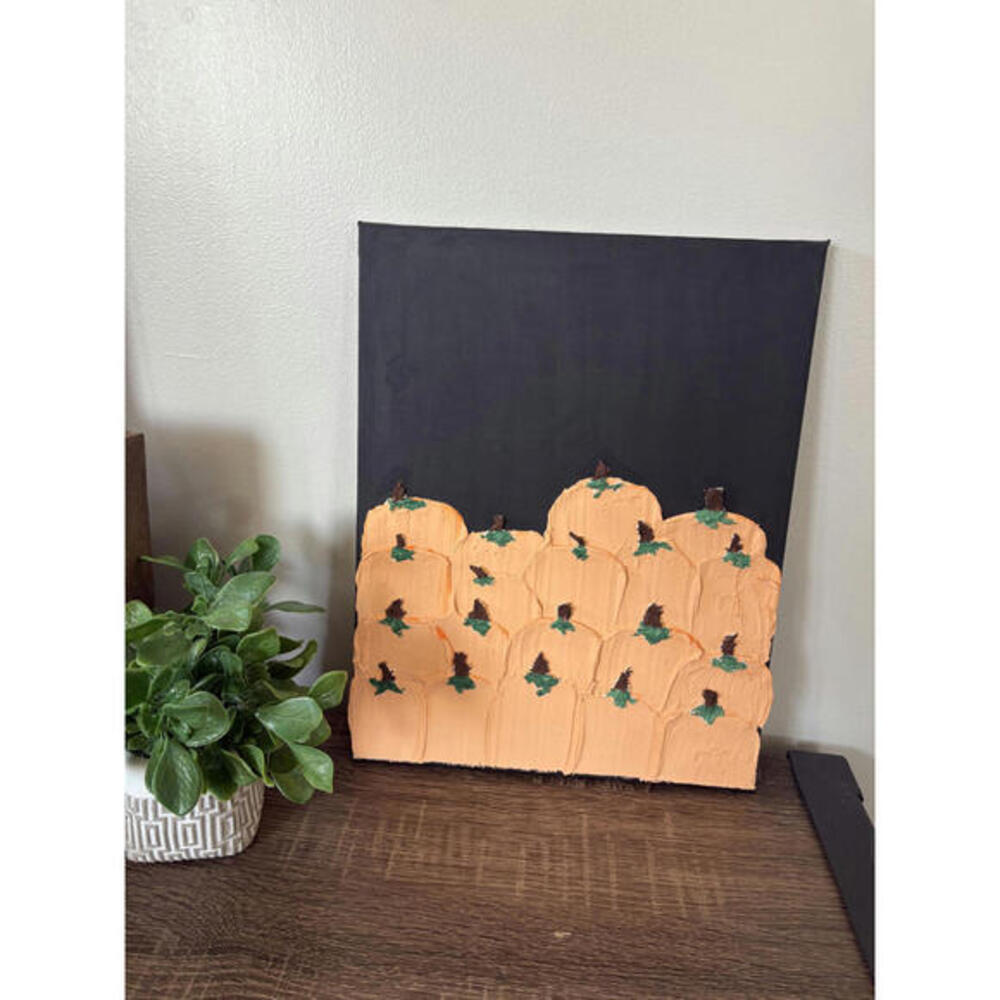 Handcrafted Pumpkin-Themed Outdoor Garden Decor